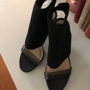 Zara Woman Black Block Heels